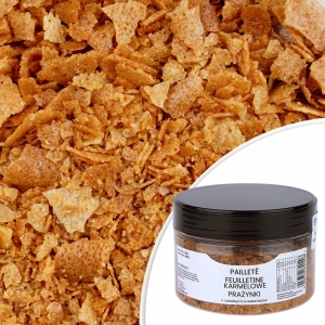 Karmelowe Prażynki Z Herbatników - PAILLETE FEUILLETINE - 100g