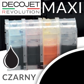 Kartridż z tuszem do drukarki Decojet Revolution A4/A3 - CZARNY MAXI