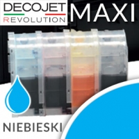 Kartridż z tuszem do drukarki Decojet Revolution A4/A3 - NIEBIESKI MAXI