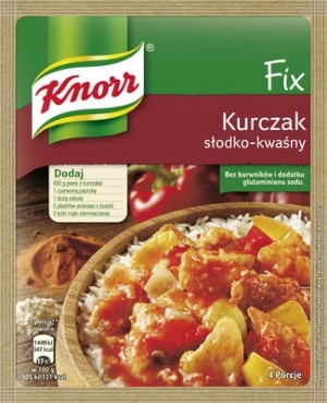 KNORR - fix - kurczak słodko - kwaśny