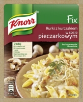 KNORR - fix - rurki z kurczakiem w sosie pieczarkowym