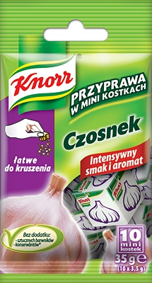 KNORR - mini kostki - czosnek 35g