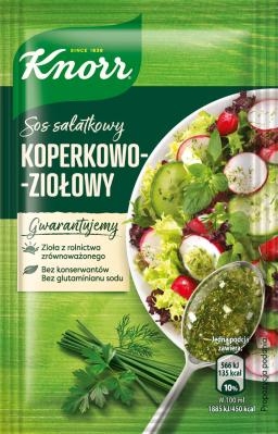 KNORR - sos sałatkowy - koperkowo - ziołowy 9g