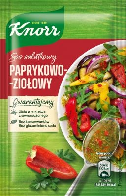 KNORR - sos sałatkowy - paprykowo - ziołowy