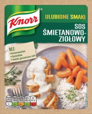 KNORR - sos - śmietanowo - ziołowy