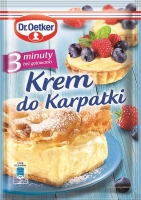 Krem do Ciasta Karpatka (Budyniowy) 3 min - Dr. Oetker