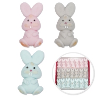 KRÓLICZEK cukrowy MIX - 5,5cm - 42 szt