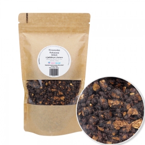 Kruszonka czekoladowa z kawałkami złota jadalnego 250g