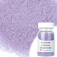 Kryształki cukrowe - fioletowe - 50g