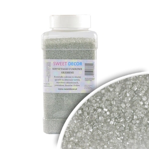 Kryształki cukrowe - Srebrne 1kg