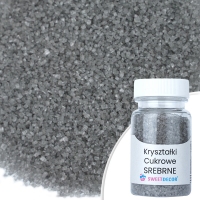 Kryształki cukrowe - srebrne - 50g