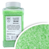 Kryształki cukrowe - Zielone - 1kg