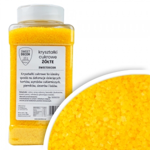 Kryształki cukrowe - Żółte 1kg