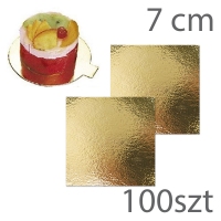 kwadratowe podkłady na porcje - 7cm - 100szt