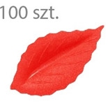 Listki czereśni - czerwone - 100 szt