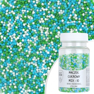 Maczek cukrowy - kolorowy MIX 10 - 75g