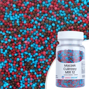 Maczek cukrowy - kolorowy MIX 12 - 75g