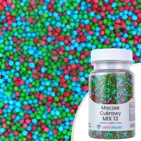 Maczek cukrowy - kolorowy MIX 13 - 75g