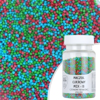 Maczek cukrowy - kolorowy MIX 13 - 75g