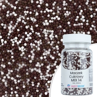 Maczek cukrowy - kolorowy MIX 14 - 75g