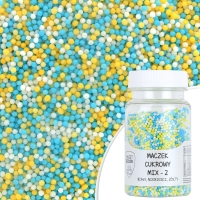 Maczek cukrowy - kolorowy MIX 2 - 75g