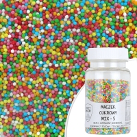Maczek cukrowy - kolorowy MIX 5 - 75g