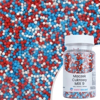 Maczek cukrowy - kolorowy MIX 9 - 75g