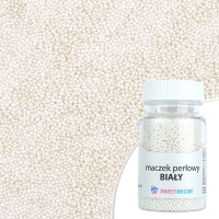 Maczek perłowy biały 1mm - 50g