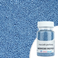 Maczek perłowy - Niebieski Indygo - 50g