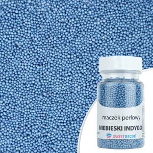 Maczek perłowy - Niebieski Indygo - 50g