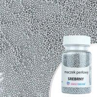 Maczek perłowy srebrny 1mm 50g
