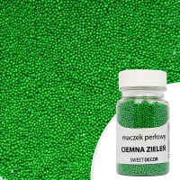 Maczek perłowy - Zielony Ciemny - 50g