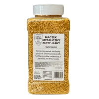 Maczek perłowy złoty jasny (metaliczny) 1kg - PET