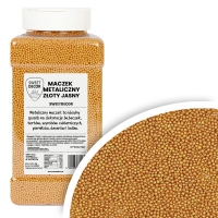 Maczek perłowy złoty jasny (metaliczny) 1kg - PET