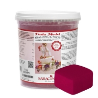 Masa do modelowania SARACINO Burgundowa 1kg