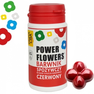 MONA LISA Barwnik Power Flowers CZERWONY - 10 szt (10g)