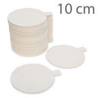 Okrągłe podkłady białe na porcje - 10cm