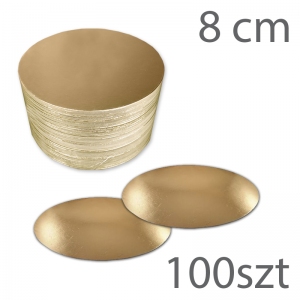 Okrągłe podkłady na porcje - 08cm - 100szt