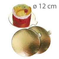 Okrągłe podkłady pod tort - 12cm - z uchwytem - 100szt