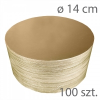 Okrągłe podkłady pod tort - 14cm (100szt)