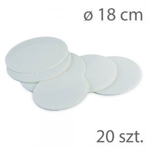 Okrągłe podkłady pod tort - 18cm - 20szt