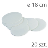 Okrągłe podkłady pod tort - 18cm - 20szt