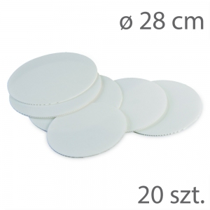 Okrągłe podkłady pod tort - 28cm - 20szt