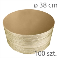 Okrągłe podkłady pod tort - 38cm (100szt)