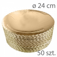 Okrągłe podkłady pod tort GRUBE- 24cm (50szt)