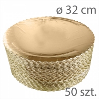 Okrągłe podkłady pod tort GRUBE- 32cm (50szt)