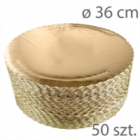 Okrągłe podkłady pod tort GRUBE- 36cm (50szt)
