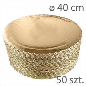 Okrągłe podkłady pod tort GRUBE- 40cm (50szt)