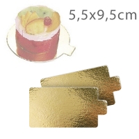 Okrągłe podkłady prostokątne pod porcje - 5,5x9,5cm - z uchwytem