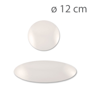 Okrągły podkład pod tort biały - 12cm